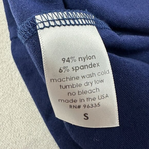 Susana Monaco Womens Navy Halter Top Size S - Nylon & Spandex Blend - Picture 4 of 4